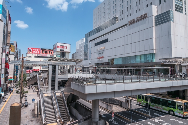 相模大野駅周辺のようす