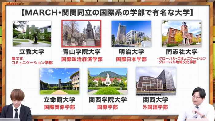 学部別おすすめ大学