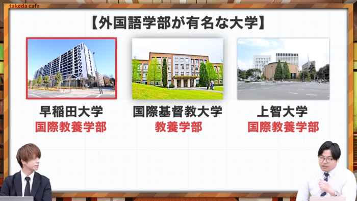 学部別おすすめ大学