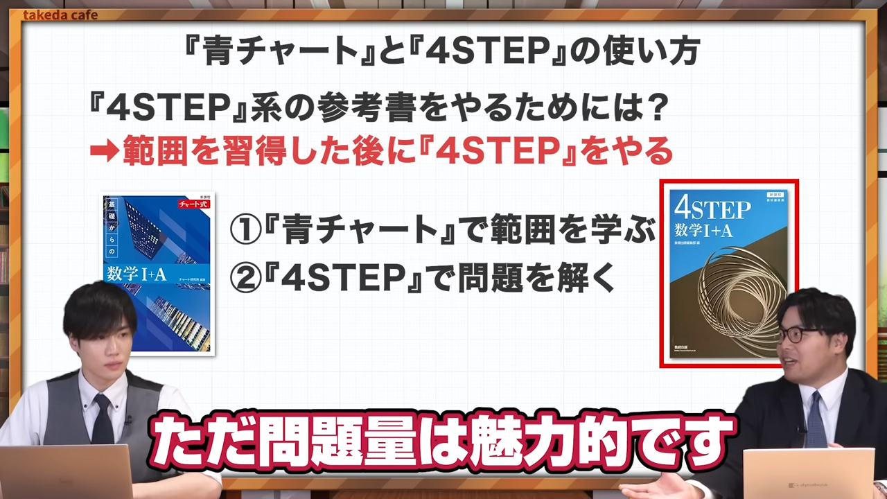 青チャートと4STEPのおすすめの使い方