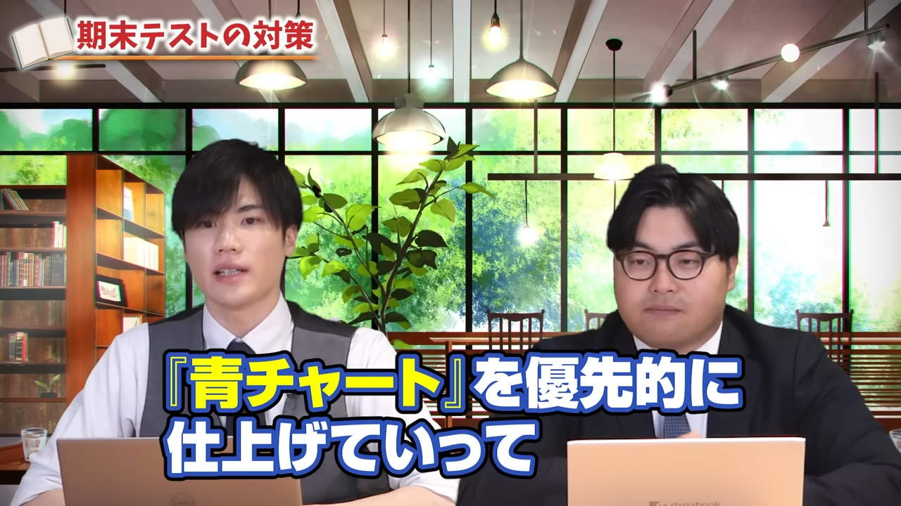 青チャートを優先的に進める