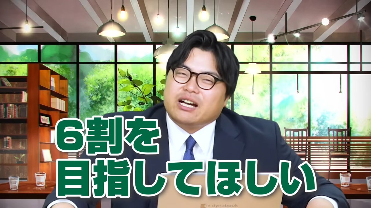 マーク模試の歴史で6割正解を目指す