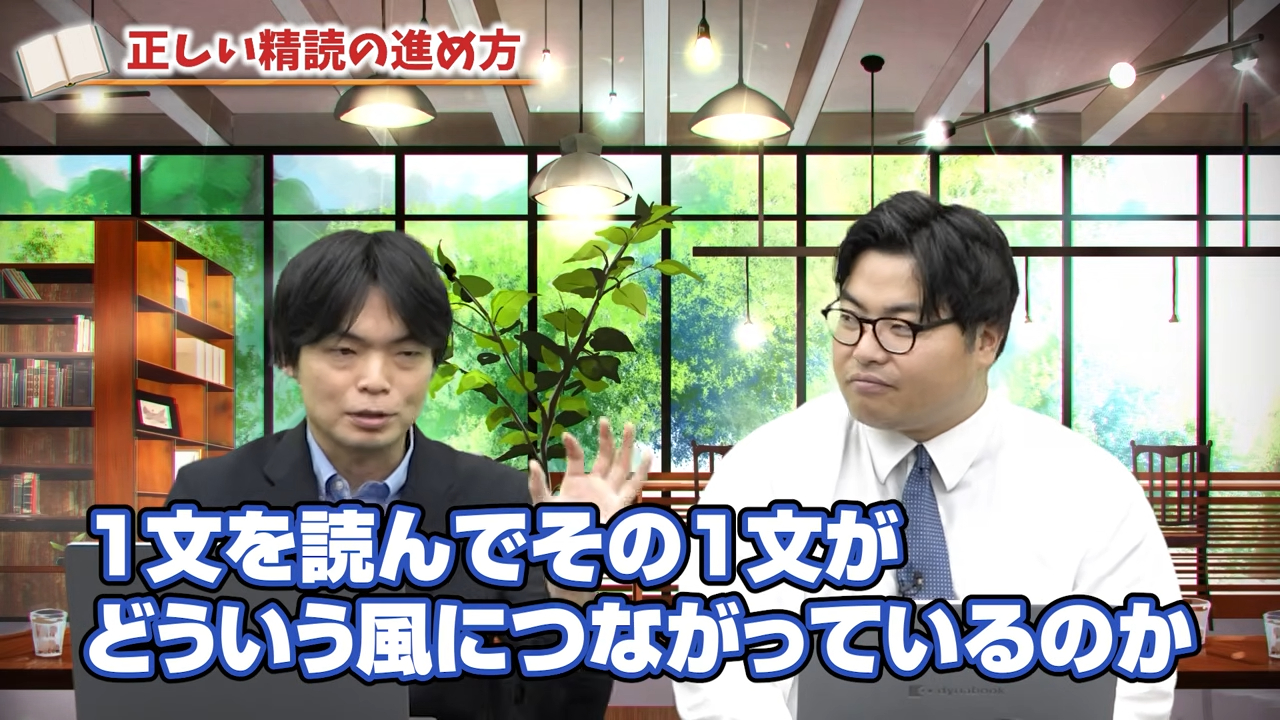 文のつながりを考えながら読む